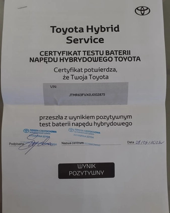 Toyota RAV4 cena 149800 przebieg: 74000, rok produkcji 2020 z Sierpc małe 497